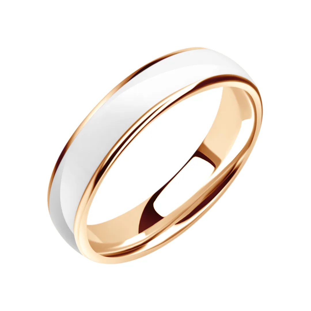 Обручальное кольцо женское, парное, Выгодное предложение из красного золота 585 пробы