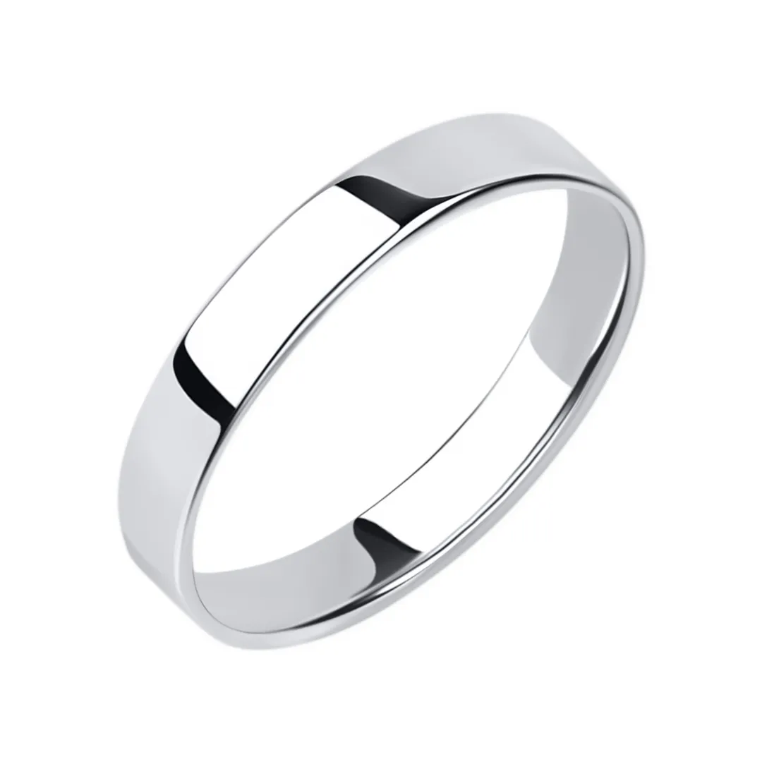Обручальное кольцо женское, мужское, парное, Выгодное предложение из белого золота 585 пробы