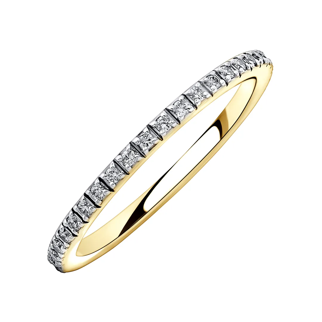 Обручальное кольцо женское из желтого золота 585 пробы